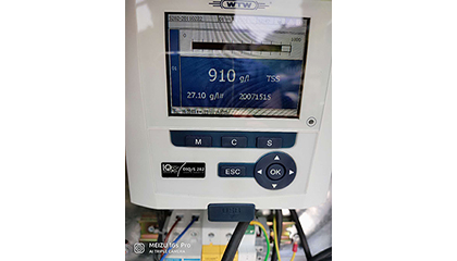 WTW Visolid 700IQ管道插入式污泥濃度計應用案例